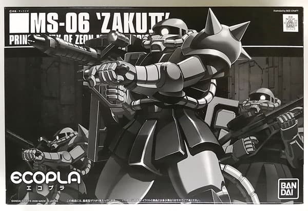 HGUC 1/144 MS-06 Mass Production Zaku Bandai Hobby EcoPla